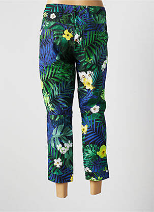 Pantalon 7/8 tissage popeline taille normale vert G STAR femme