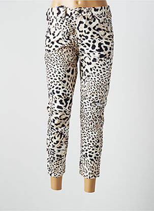 Pantalon 7/8 tissage popeline taille normale beige G STAR femme