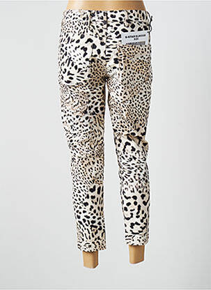Pantalon 7/8 tissage popeline taille normale beige G STAR femme