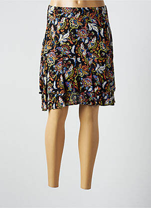 Jupe mi-longue taille normale noir YEZZ femme