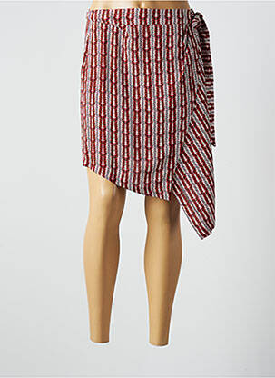 Jupe courte taille normale marron MARGVERY femme