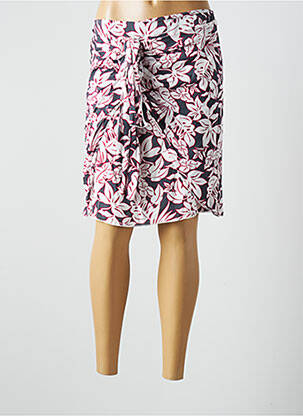 Jupe mi-longue coupe droite gris BREAL femme