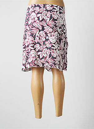 Jupe mi-longue coupe droite gris BREAL femme