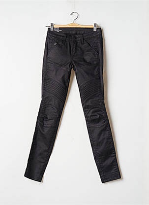 Pantalon slim tissage enduit taille normale noir G STAR femme