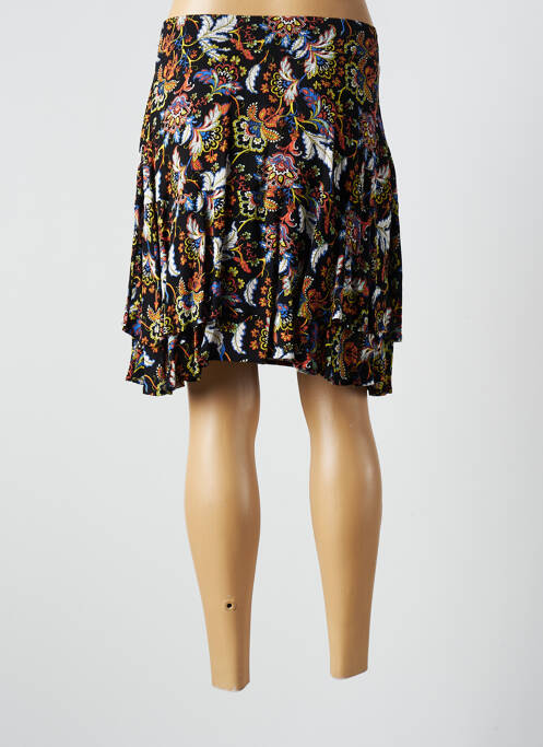 Jupe mi-longue noir YEZZ pour femme