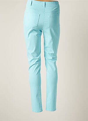 Pantalon droit stretch taille normale bleu PAUSE CAFE femme
