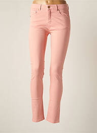 Pantalon slim tissage popeline taille normale rose LE PETIT BAIGNEUR femme