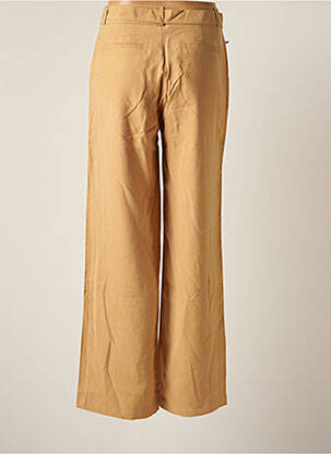 Pantalon large tissage popeline taille normale marron LE PETIT BAIGNEUR femme