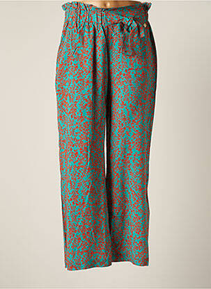 Pantalon large tissage popeline taille normale orange LE PETIT BAIGNEUR femme