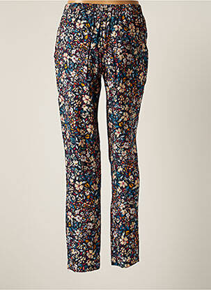 Pantalon slim taille élastique taille normale bleu LE PETIT BAIGNEUR femme