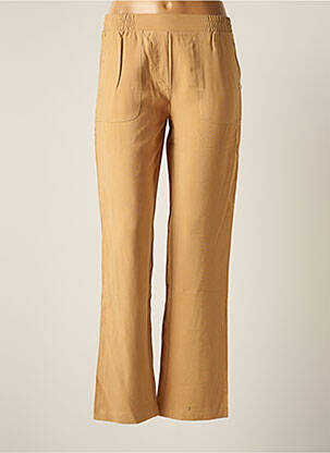 Pantalon large tissage popeline taille normale beige LE PETIT BAIGNEUR femme