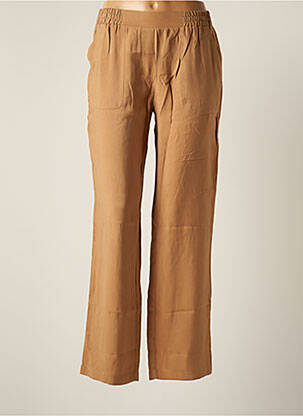Pantalon large tissage popeline taille normale marron LE PETIT BAIGNEUR femme