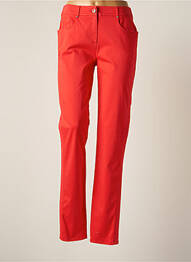 Pantalon slim stretch taille normale rouge PAUSE CAFE femme