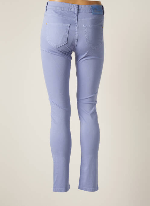 Pantalon slim tissage popeline taille normale violet LE PETIT BAIGNEUR femme