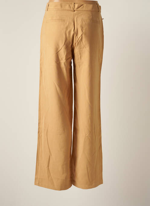 Pantalon large tissage popeline taille normale marron LE PETIT BAIGNEUR femme