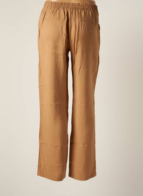 Pantalon large tissage popeline taille normale marron LE PETIT BAIGNEUR femme