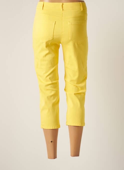 Pantacourt jaune PAUSE CAFE pour femme
