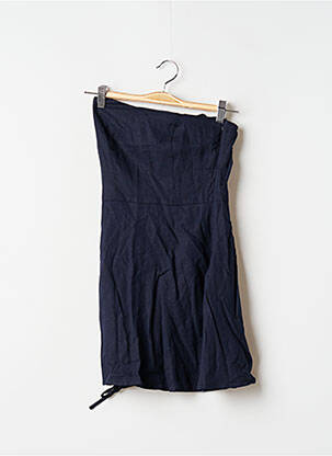 Robe courte sans manche sans manche bleu LAAGAM femme