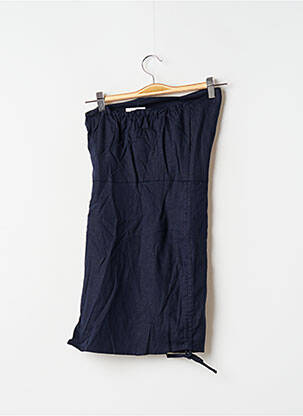 Robe courte sans manche sans manche bleu LAAGAM femme
