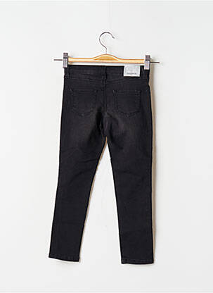 Jeans skinny stretch taille ajustable noir STOOKER fille