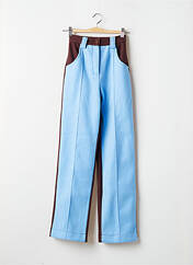 Pantalon droit bleu LAAGAM pour femme seconde vue