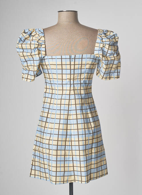 Robe courte bleu LAAGAM pour femme