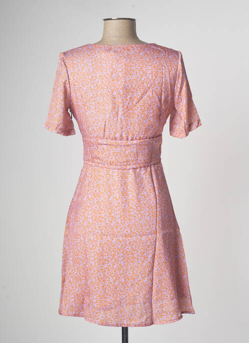 Robe courte rose LAAGAM pour femme