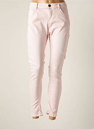 Jeans coupe slim slim taille basse rose GARCIA femme