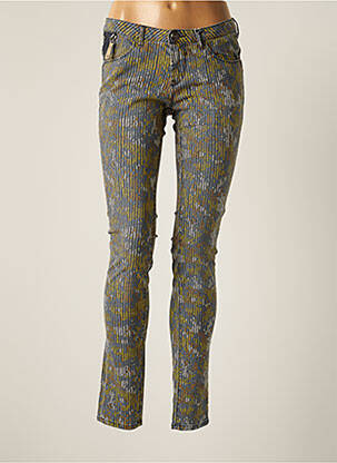 Pantalon slim taille basse taille basse bleu GARCIA femme