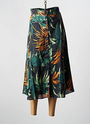 Jupe longue doublure vert SALSA femme