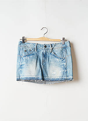 Mini-jupe taille basse bleu G STAR femme