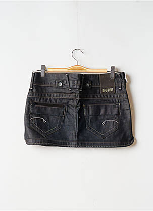 Mini-jupe coupe droite noir G STAR femme