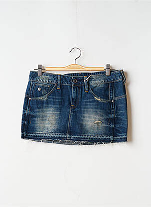 Mini-jupe taille basse bleu G STAR femme