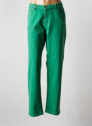Jeans coupe droite stretch taille normale vert JJXX femme