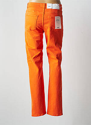 Jeans coupe droite stretch taille normale orange JJXX femme