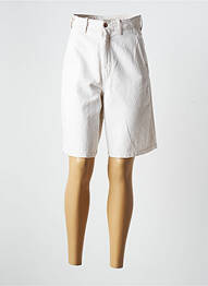 Bermuda taille haute taille haute beige SALSA femme