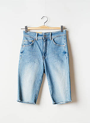 Bermuda taille haute taille haute bleu SALSA femme