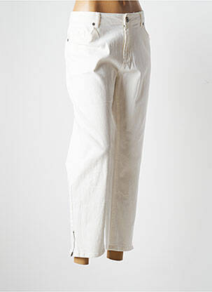 Jeans coupe droite blanc EXXCELLENT pour femme