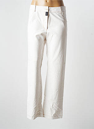 Pantalon large blanc LAAGAM pour femme