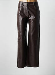 Pantalon large marron LAAGAM pour femme seconde vue