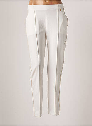 Pantalon slim taille élastique taille normale blanc LE PETIT BAIGNEUR femme