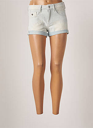 Short fermeture zippée sous rabat boutonné taille normale bleu G STAR femme