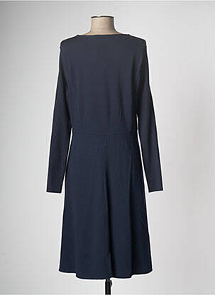 Robe mi-longue manches longues manches longues bleu PENNYBLACK femme