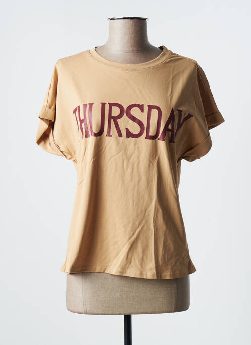 T-shirt beige IN APRIL 1986 pour femme