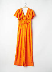 Combi-pantalon orange NEW SENSATION pour femme seconde vue