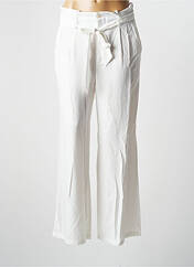 Pantalon droit blanc SARAH JOHN pour femme seconde vue