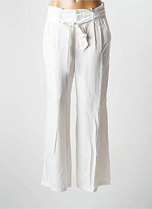 Pantalon droit blanc SARAH JOHN pour femme