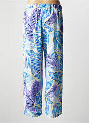 Pantalon droit bleu SUZZY & MILLY pour femme seconde vue
