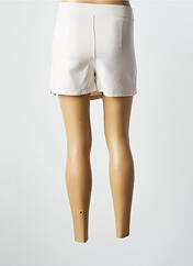 Jupe short beige MADE IN ITALY pour femme seconde vue