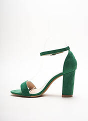 Sandales/Nu pieds vert IDEAL SHOES pour femme seconde vue